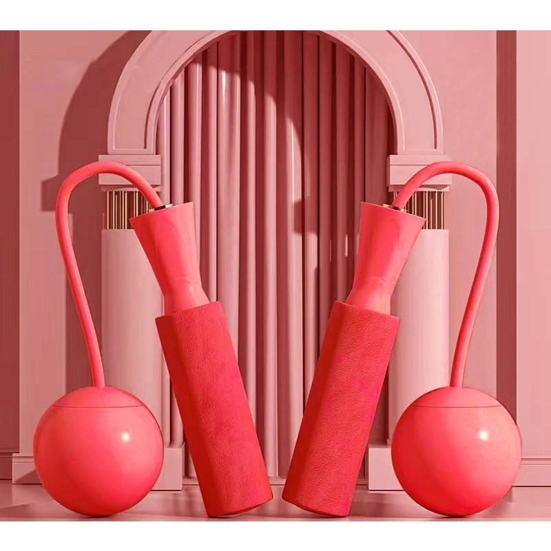 Cordless Jump Rope With Heavy Balls Sports Fitness Training Bodybuilding Exercise Rapid Speed Skipping Rope Home Gym Equipment
