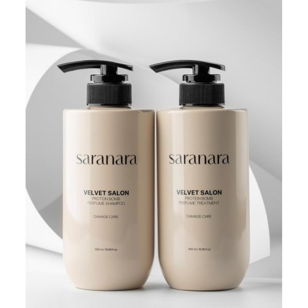 Saranara Velvet Salon Protein Balm Parfum Protein Filled Shampoo Treatment treatments