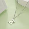 Cazador Korean Stainless Steel Butterfly Pendant Necklace Trendy Gold Color Chain Necklaces For Women Jewelry Gifts New 2026