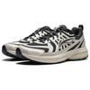 Li Ning Fuyiao 1.0 V3 Simple Shock Absorption Low Top Running Shoes Women Sneaker Black Gray ARXU004-4