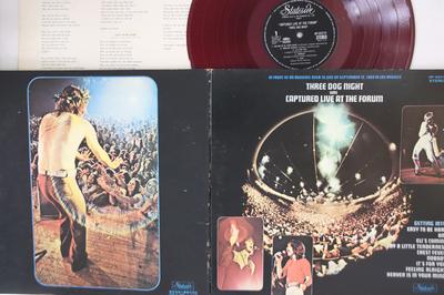 LP Record THREE DOG KNIGHT  Captured Live At The Forum Red Vin HP80278 STATESIDE 1969 Japan Rock Used