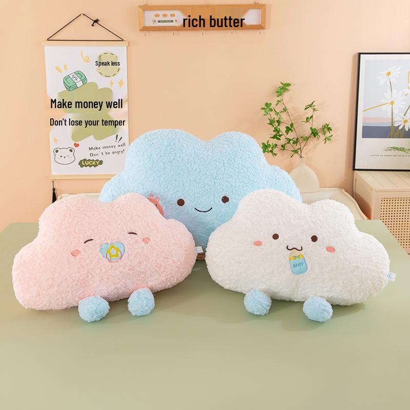 Nordic Cloud Plush Pillow Doll: Cute Mood Sofa & Window Décor