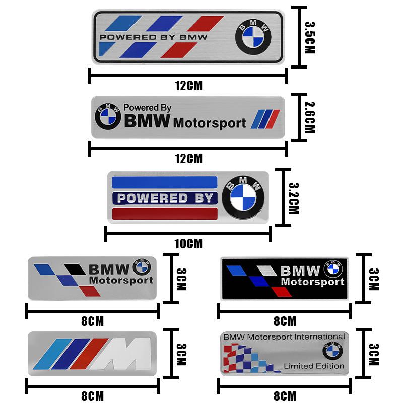 Zinc Alloy Styling Car Body Trunk Emblem Sticker Accessories For BMW E46 E90 E60 F30 F10 E39 E36 E87 F20 E90 E70 M3 M5 M6 G20 Z3 AQ3