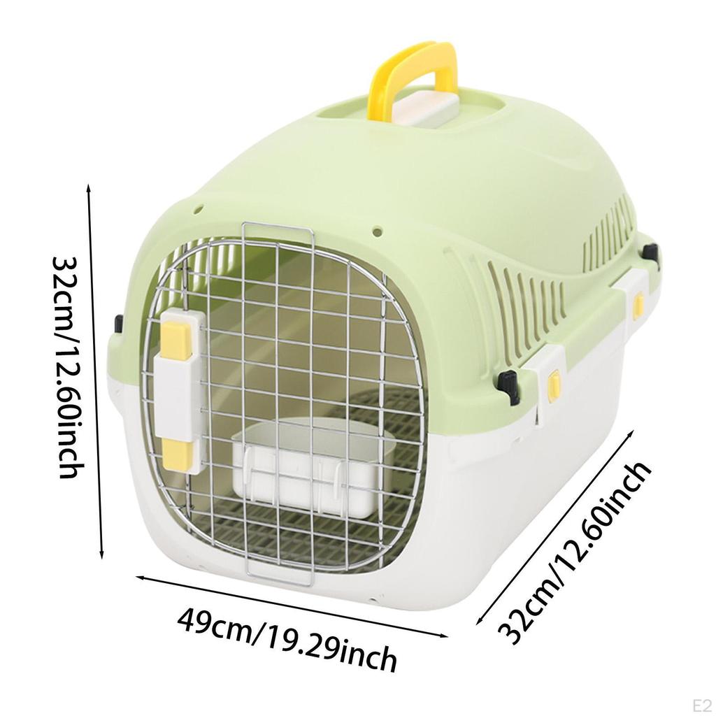 Portable Cat Carrier Breathable Transport Box for Small Medium Pet Store