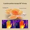 Aux Electric Hand Massager with Heat and Finger Joint Therapy CN Plug (adapter Included)