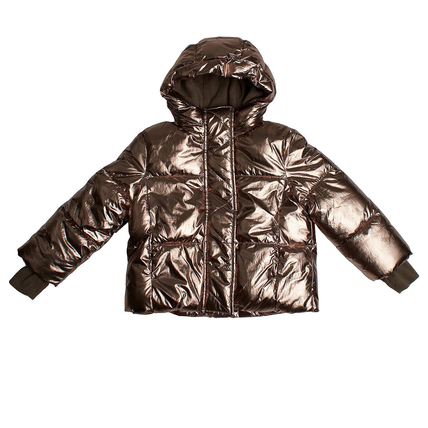 

Металлизированная стеганая куртка с капюшоном 786745 для девочки 4/5 AÑOS