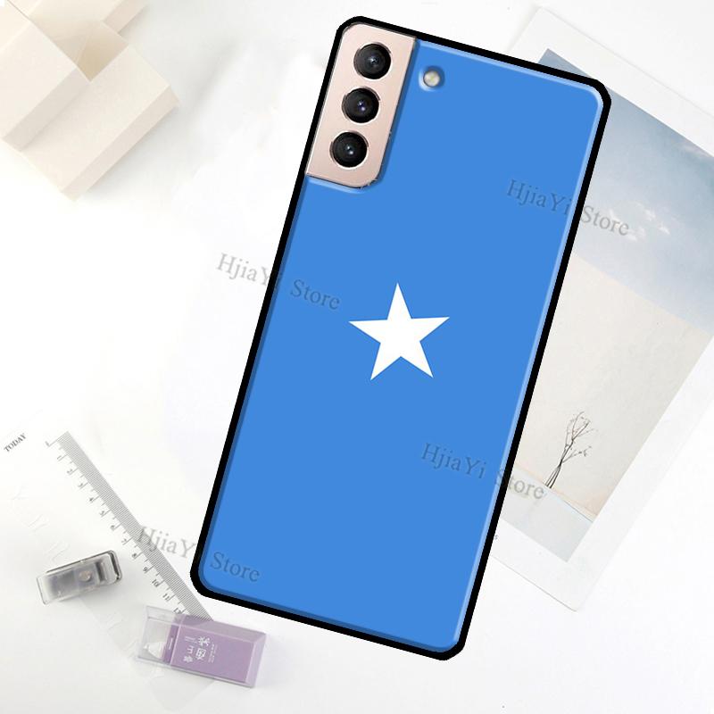 Somali Somalia National Flag Case For Samsung Galaxy S23 Ultra Note 20 10 S9 S10 Plus S20 S21 FE S22 Ultra Phone Cover