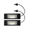 2Pcs Car 18Leds License Plate Lights Plastic for Nissan Qashqai X-Trail Juke Primera Bright Led Numb