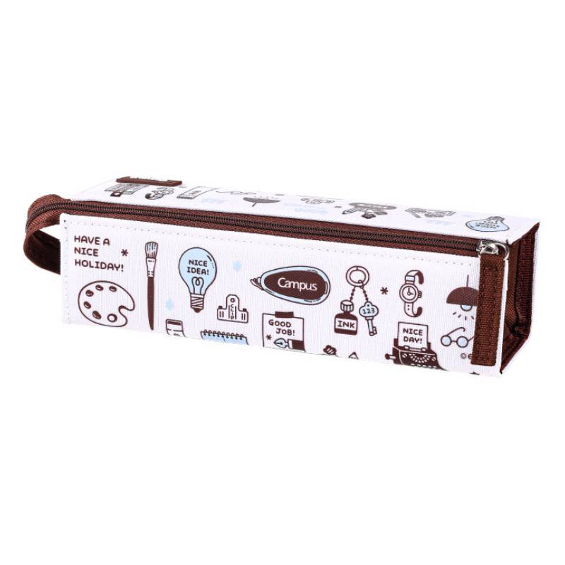 Kokuyo Student Pencil Case With Canvas Material For School And Study