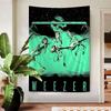 Weezer Müzik Grubu Asılı Bohem Duvar Halısı Asılı Tarot Hippie Duvar Halıları Yurt Ev Dekorasyonu