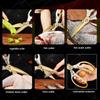 WXCOO Stainless Steel Kitchen Scissor Shears Multi-function Household Cutting Tool for Chicken Bone, Fish Scale, Cooking