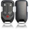Smart Key for GMC Sierra 2018-, YIKEBALOG 5-Button Proximity Key Fob Replacement for Chevrolet Silverado 2018- HYQ1EA HYQ1ES