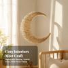 Crescent Moon Hanging Decoration Boho Wall Decor Rustic for Babies, Kids
