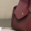 New genuine leather women's bag top layer cowhide 30CM irregular diagonal hijab Desordre handbag