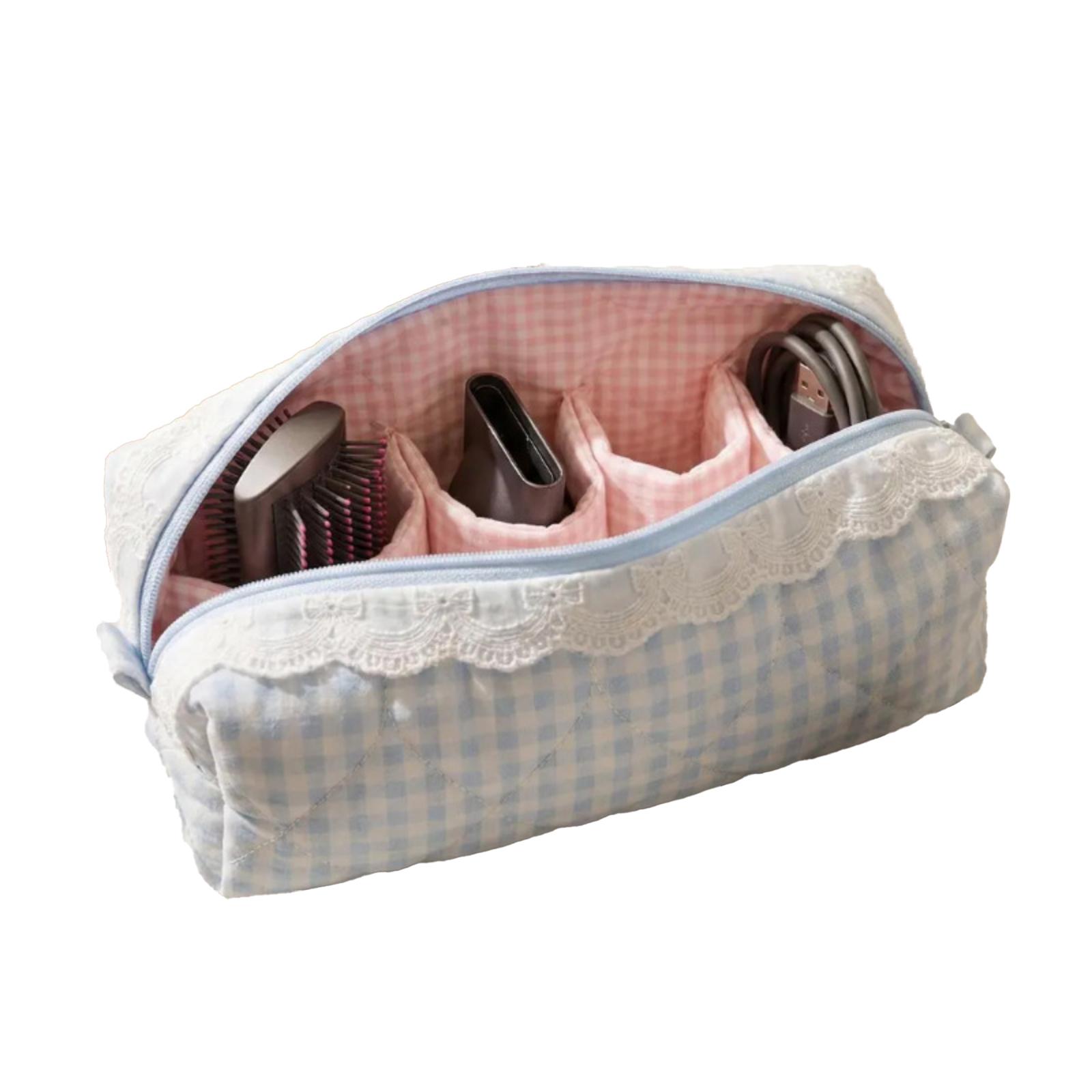 

Floral Makeup Bag, Large Capacity Hair Dryer Storage Bag, Beauty And Hairdressing Tool Bag One Size