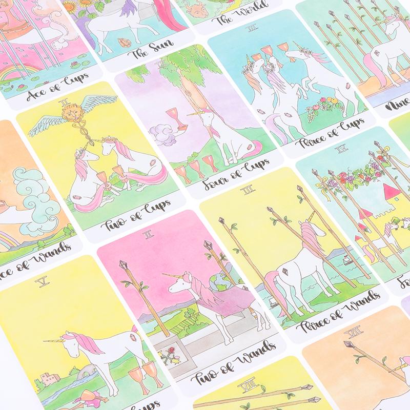 crystal unicorn tarot cards