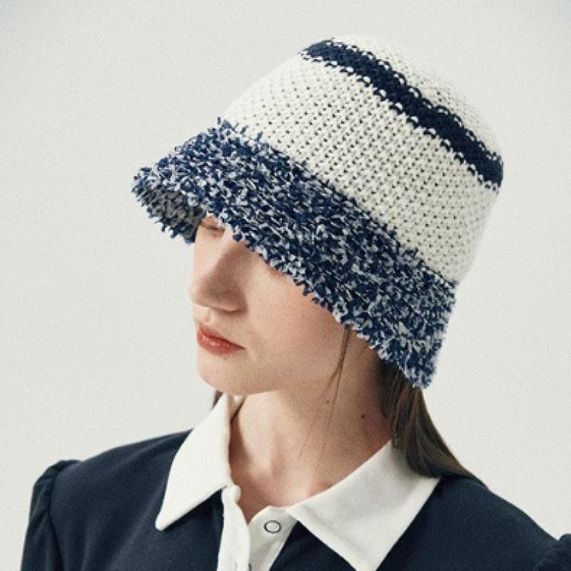 Allincomplete Breeze Knit Bucket Hat Cream