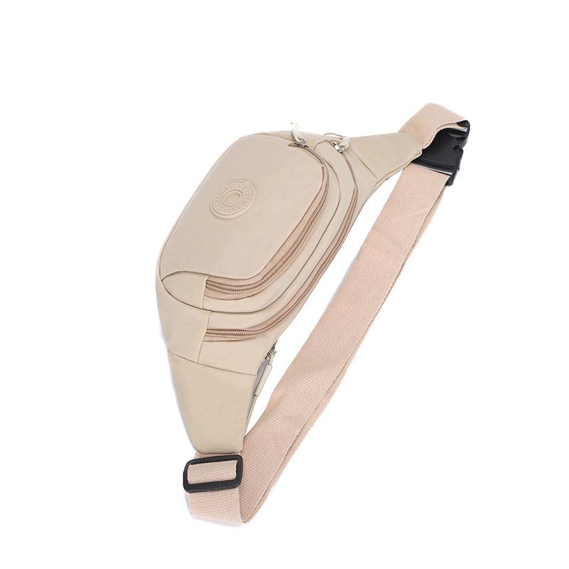 Lightweight Women's Outdoor Chest Bag – Rainproof Nylon Waist Pack for Hiking Running & Sports Use