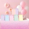 12Pcs Macaron Pastel Gift Bags With Stickers - 21x12cm Kraft Paper Party Favor Bags For Birthday, Wedding, Easter