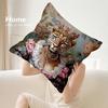 Europäische Mode Leopard Kissenbezug Sofa Dekorative Zuhause Doppelseitiger Druck Plüsch Überwurf Kissenbezüge Kissen Dekor Hülle