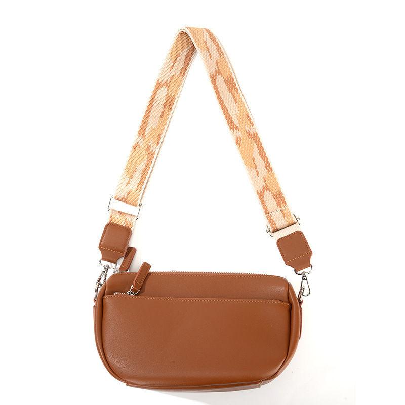 Women Fashion Shoulder Bags Artificial Leather Phone Bag Classic Design Crossbody Messenger Bag Zipper Purse