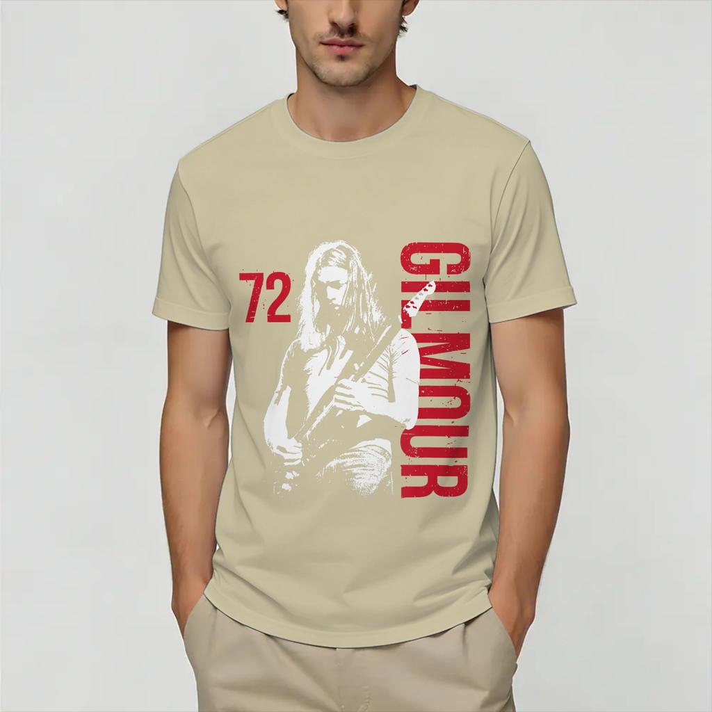 David Gilmours Cotton T Shirt For Unisexs Beach Vintage TShirts ONeck Fashion Tees Oversized Casual Clothing