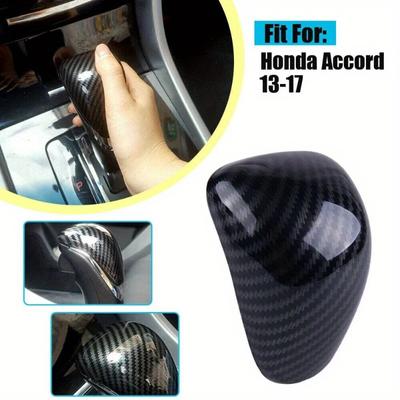 1 adet Karbon Fiber Vites Topuzu Kapak Trim İç Dekor Honda Accord 13-17 9th 9.5th 2013 2014 2015 2016 2017 Yepyeni ve Yüksek Kalite