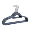 38CM/45CM Non-slip Flocking Hanger Clothing Store Finishing Without Trace Storage Household Clothes Hanging Magic Clothes Hanger