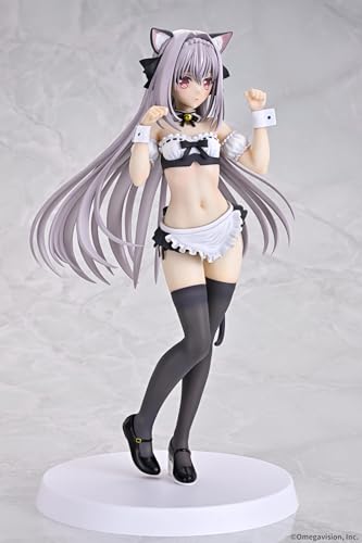 Q-six Tsuki Ni Yorisou Otome No Sahou Sakurakoji Luna Cat-Eared Maid 1/6 Scale PVC Painted Complete Figure