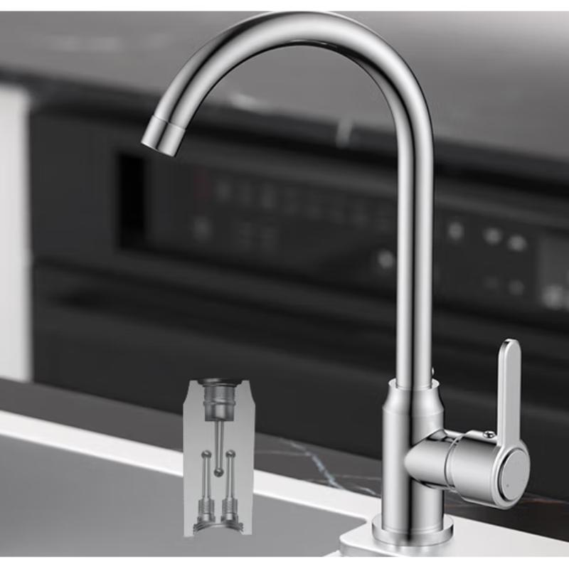 Cheng Yang Stainless Steel Hot Water Kitchen Faucet