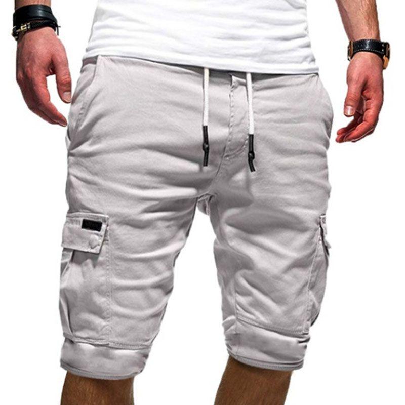 Mens Cargo Shorts Pants Summer Casual Jogger Sport Army Combat Training Trousers