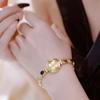 Woman Vintage Watch Colorful Jewelry Jade Dial Quartz Wristwatch Clock