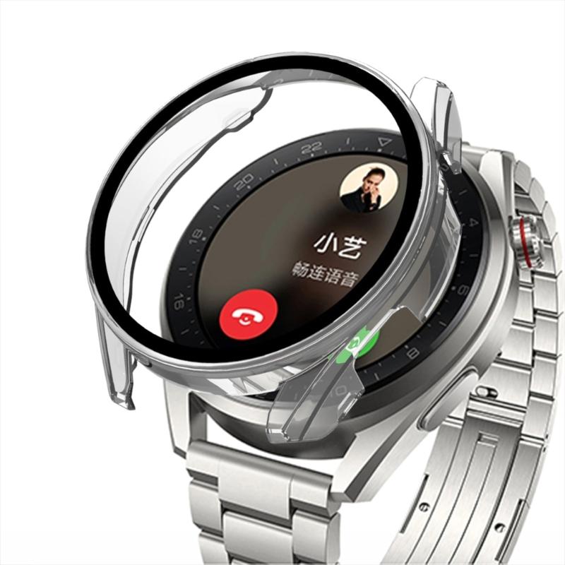 for Smart Watch Protect Tempered-Glass Film Hard-Cover for Watch 3 Pro Screen Bumper for Shell Protector Shockproof