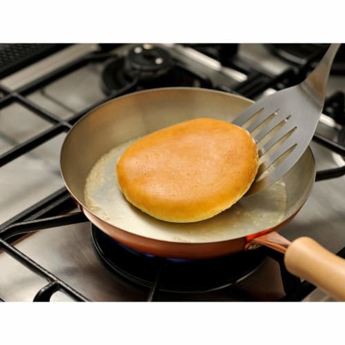 Wahei Freiz Tsubame-Sanjo Pure Copper Frying Pan, 20cm, Gas Stove Only, Wooden Handle, Made in Japan, Chitose, CS-024