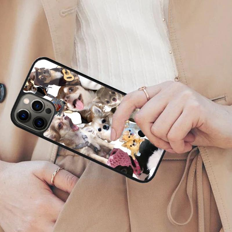 

Cute Chihuahua Dogs Magnetic Phone Case For APPLE iPhone 17 Air 16 14 13 12 Pro Max 15 Plus Wireless Charge With MagSafe Cover iPhone 13mini