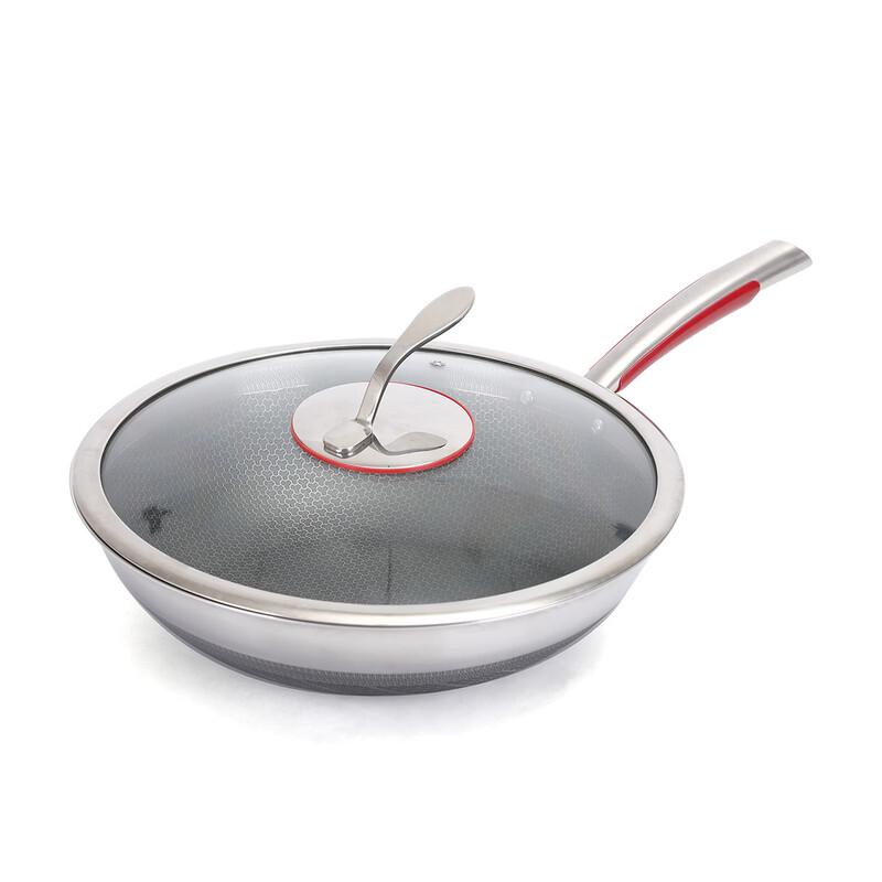 

Zhishen 32CM Stone-Coated Honeycomb Wok with Lid