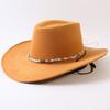 Popolare cappello western da cowboy a tesa larga classico europeo e americano per uomo e donna moda outdoor cappello da cowboy anti-sole cappello jazz