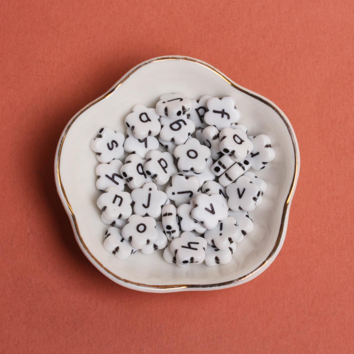 

Принадлежности для домашней вечеринки Бусины с буквами алфавита от A до Z Бусины 20 шт 10,5 мм Браслет Ожерелье Для изготовления ювелирных изделий DIY Аксессуары Бусины россыпью в форме цветка