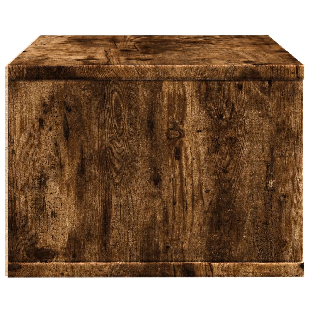Printer Stand Smoked Oak 40 X 32 X 22.5 Cm Particleboard