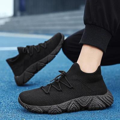 (Couple Model) 2025 Men's High-end Shoes Sneakers Fashion Knit Luxury Designer High Tops Comfortable Casual Running Sports