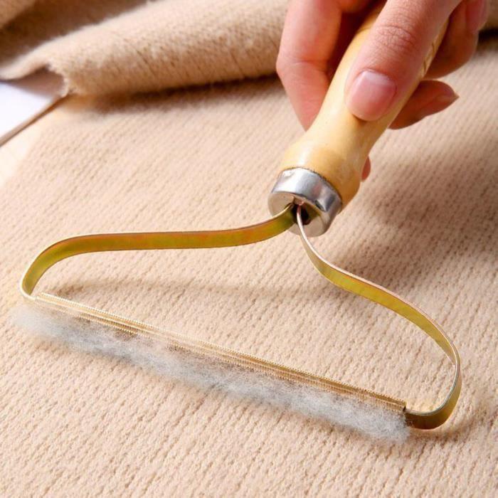 Anti-Lint Brush - Unspecified - Pilling Razor - Wood - 14x17 Cm - Durable