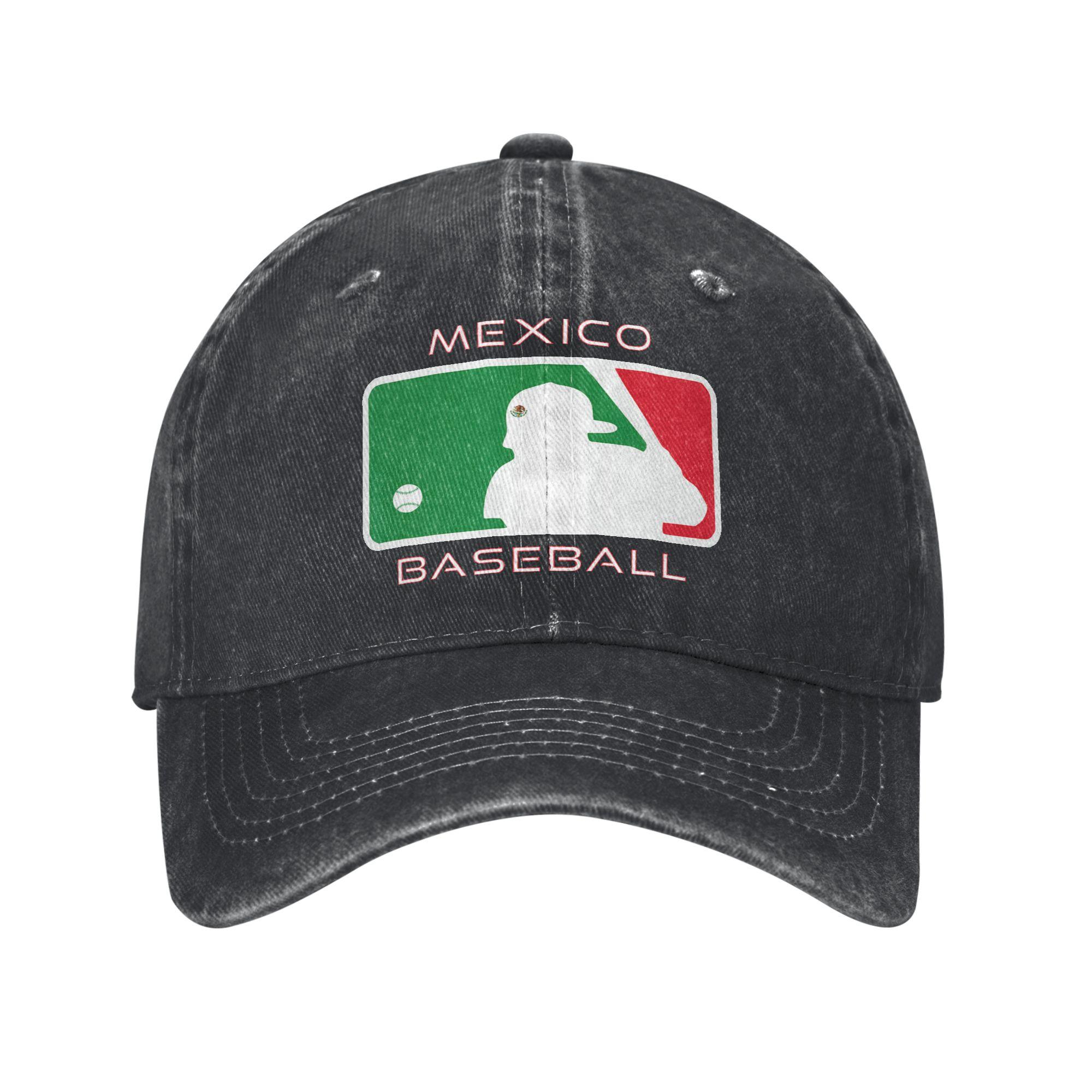 Mexican Flag Beisbol Team Gear Mexico Baseball Player MX Fan  Funny Baseball Cap Hats Visor Protection Snapback Cotton Gorras Adjustable