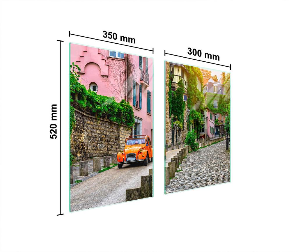 SZKLANA PŁYTA OCHRONNA DO KUCHNI 65x52 AUTO