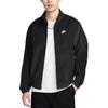 Nike Sportswear Club Stand Collar Fashion Solid Color Zip Jacket Men jackets Black FZ0632-010