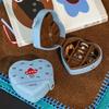 Portable Heart Shape Jewelry Organizers Travel Jewelry Case With Multi Compartment For Earrings Necklaces Rings