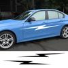 Universal 2PCS Car Door Side Stickers Lightning Style Vinyl Film Decals Decoration Tuning Auto Accessories Fit For All Models