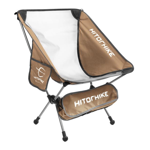 Portable Collapsible Moon Chair Fishing Camping BBQ Stool Folding Extended Hiking Seat Garden Ultralight Office Home
