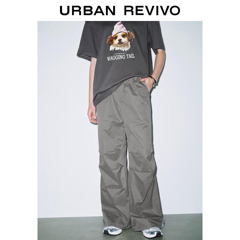 

UR 2025 Spring Casual Wide-Leg Workwear Pants XS