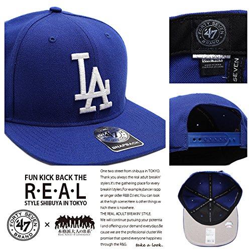 [B-SRS12WBP-RY] DODGERS SURE SHOT '47 CAPTAIN ROYAL, 47BRAND Baseball Ball Cap, MLB, LA Dodgers, Authentic