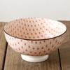 Diruien Ceramic Footed Rice and Soup Bowls